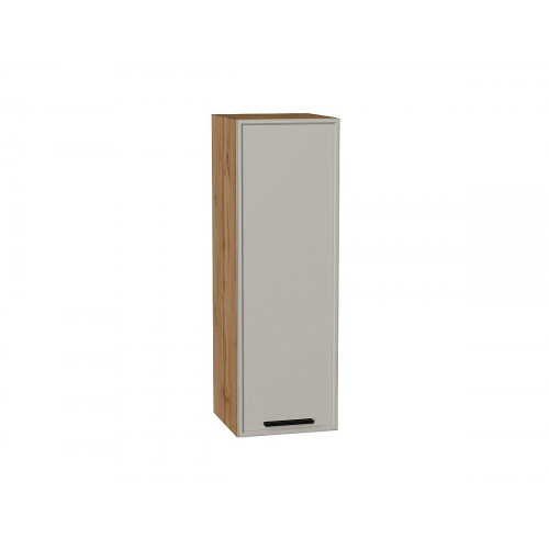 920*300* Шкаф верхний с 1-ой дверцей Фрейм Grey Silk / Дуб Вотан