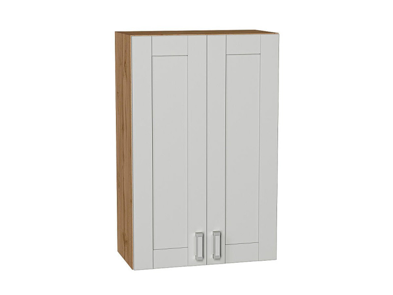 Кухня 920*600*Шкаф верхний с 2-мя дверцами Лофт Grey Silk/Дуб Вотан