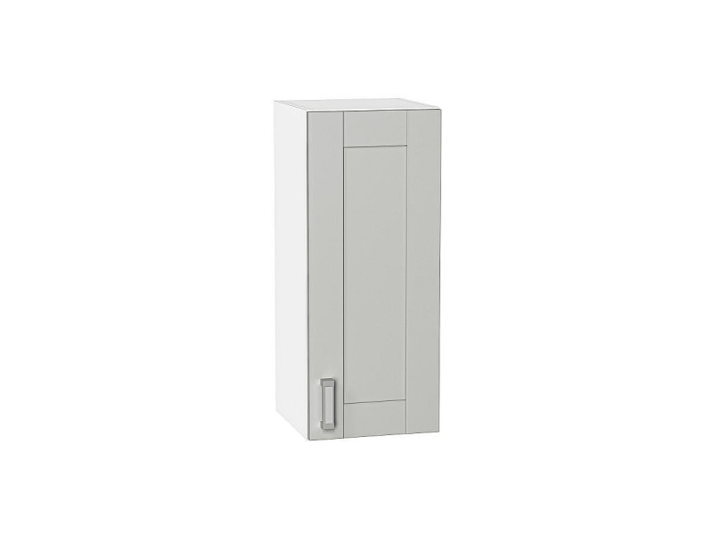 Кухня 716*300*Шкаф верхний с 1-ой дверцей Лофт Grey Silk/Белый