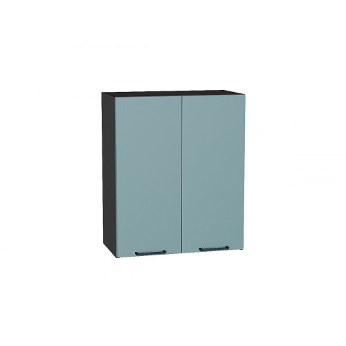 716*600* Шкаф верхний с 2-мя дверцами Флэт Grey-green In 2S Graphite