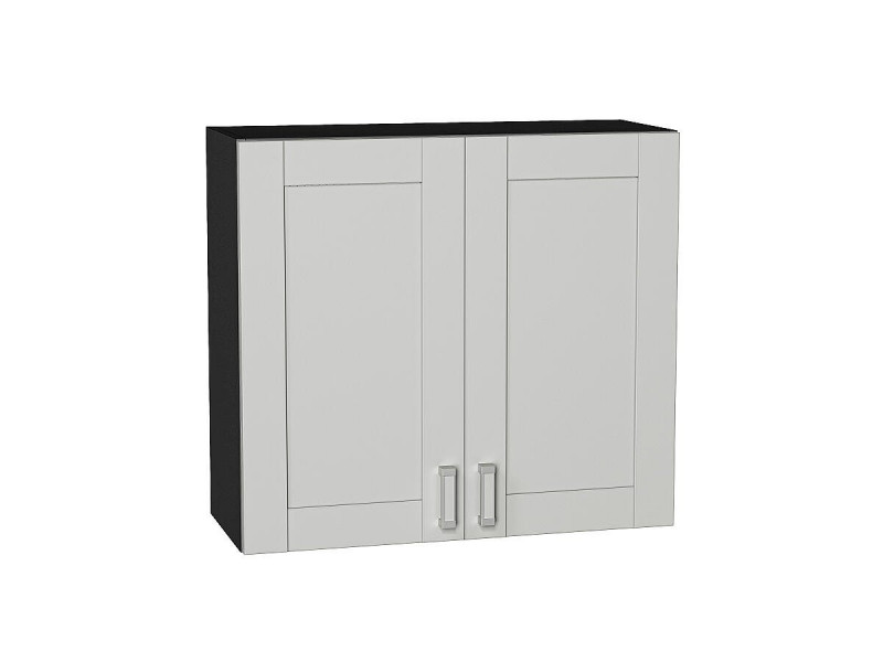 Кухня 716*800*Шкаф верхний с 2-мя дверцами Лофт Grey Silk/Graphite