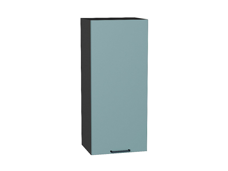 920*400* Шкаф верхний с 1-ой дверцей Флэт Grey-green In 2S Graphite