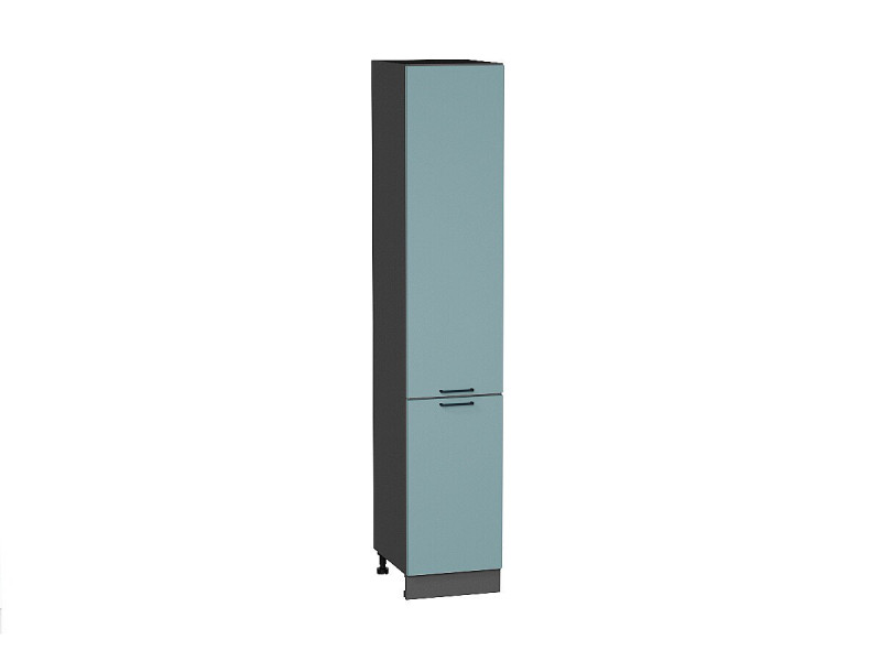 2132*400* Шкаф пенал с 2-мя дверцами Флэт Grey-green In 2S Graphite