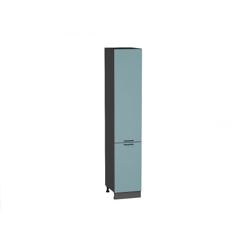 2132*400* Шкаф пенал с 2-мя дверцами Флэт Grey-green In 2S Graphite