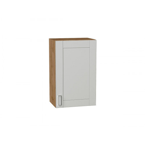 716*450*Шкаф верхний с 1-ой дверцей Лофт Grey Silk/Дуб Вотан