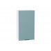 920*500* Шкаф верхний с 1-ой дверцей Флэт Grey-green In 2S Белый
